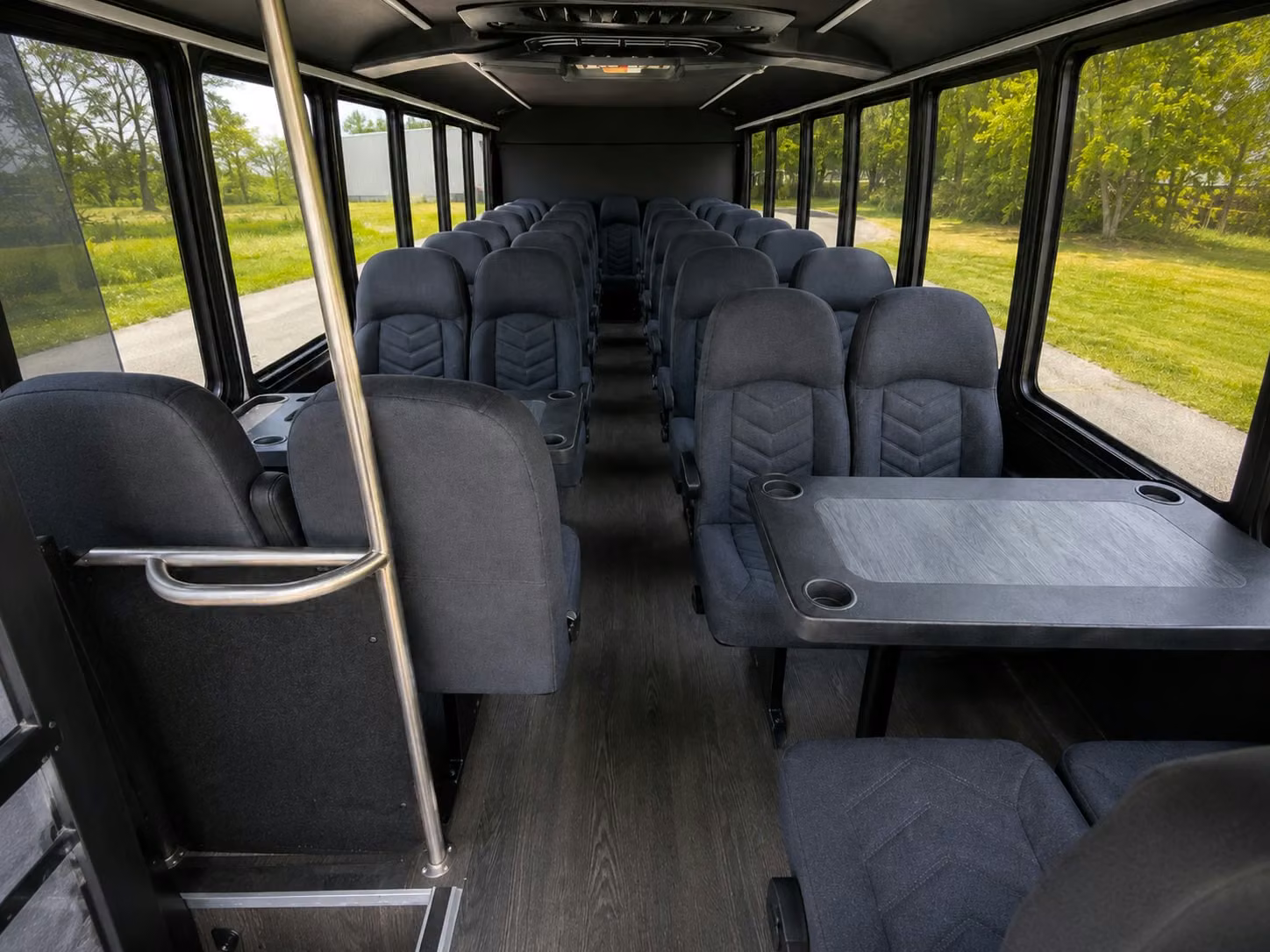 18 passenger minibus interior