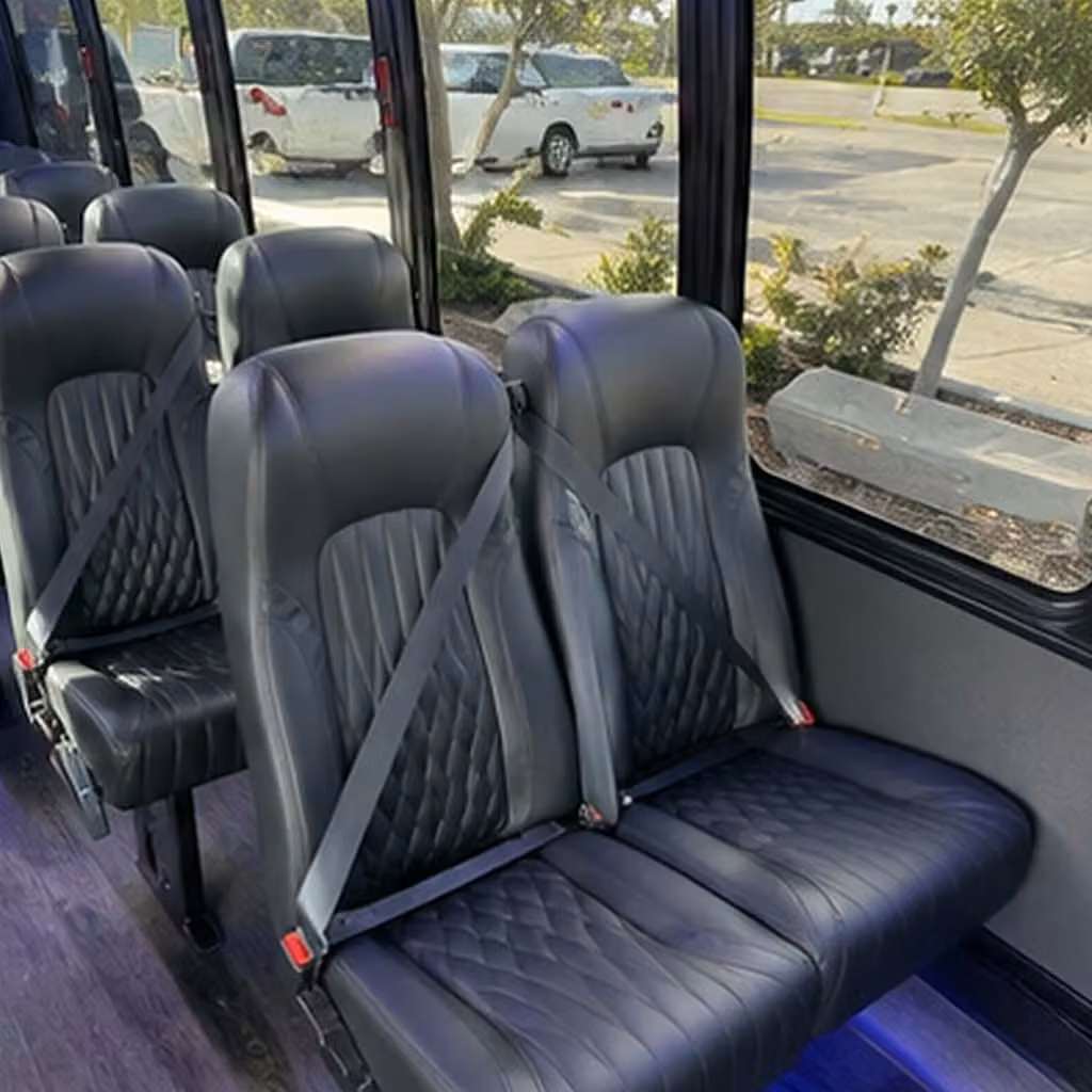 30 passenger minibus inside